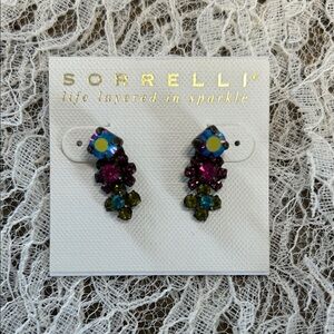 Sorrelli Jewel-Toned Crystal Earrings